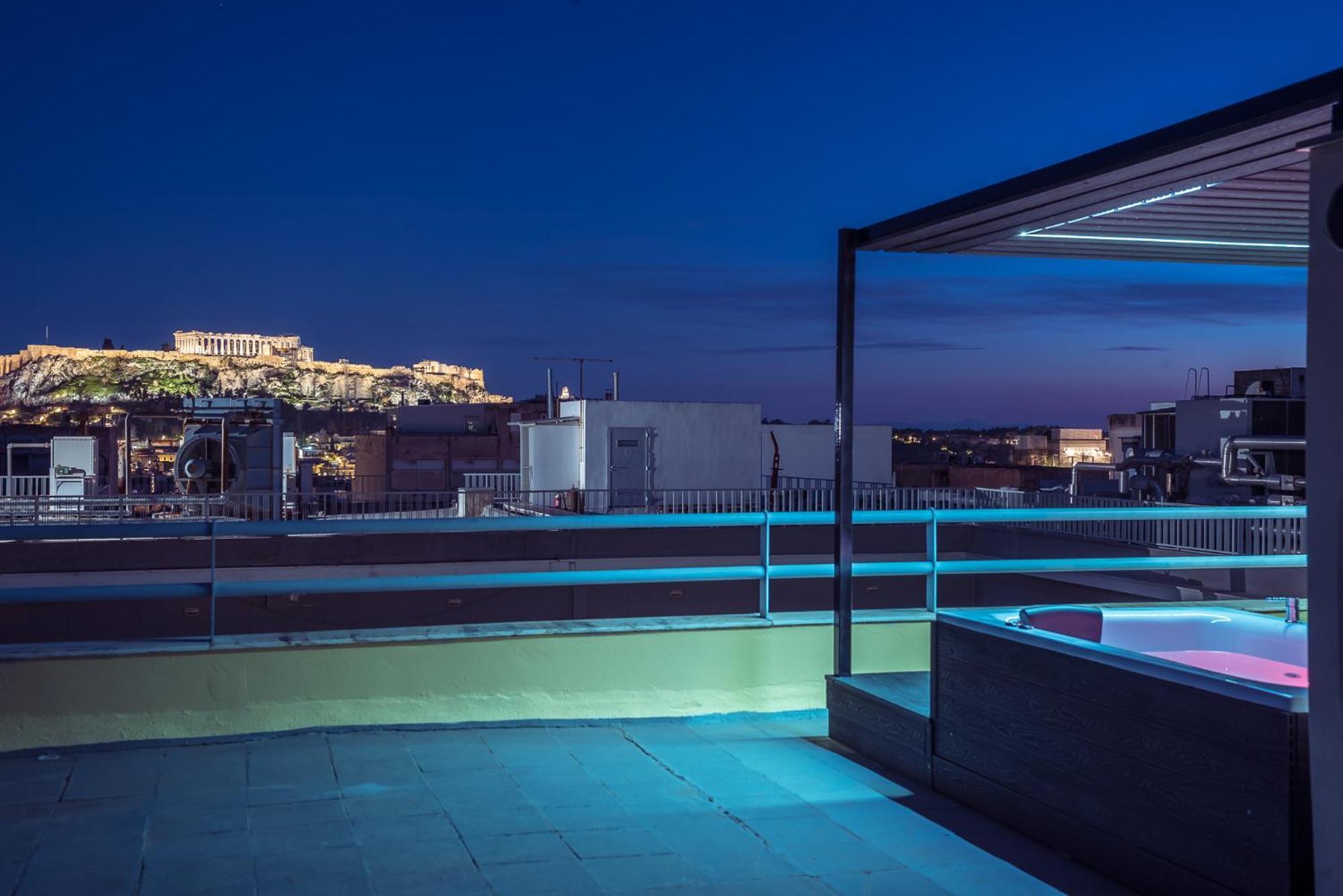 Acropolis View Mini Sky Suite & Hot Tub Ateny Zewnętrze zdjęcie